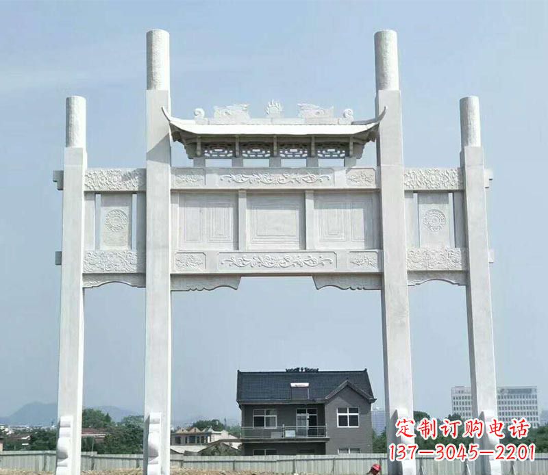 长春精美牌坊雕塑