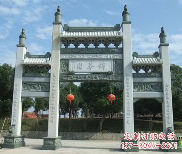长春牌坊雕塑艺术品定制精品