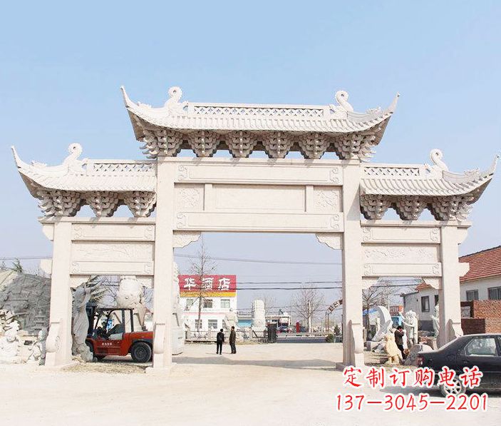 长春精美牌坊雕塑