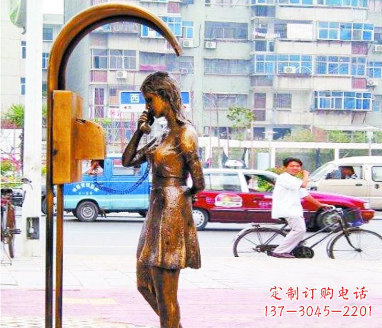 长春女孩铜雕塑——艺术的象征