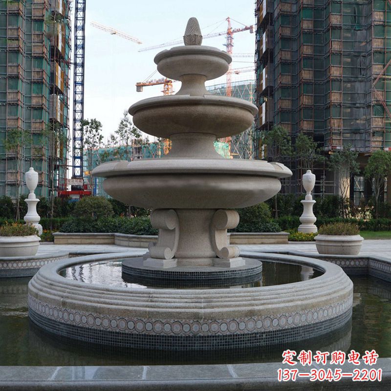 长春东阳石雕喷泉雕塑定制