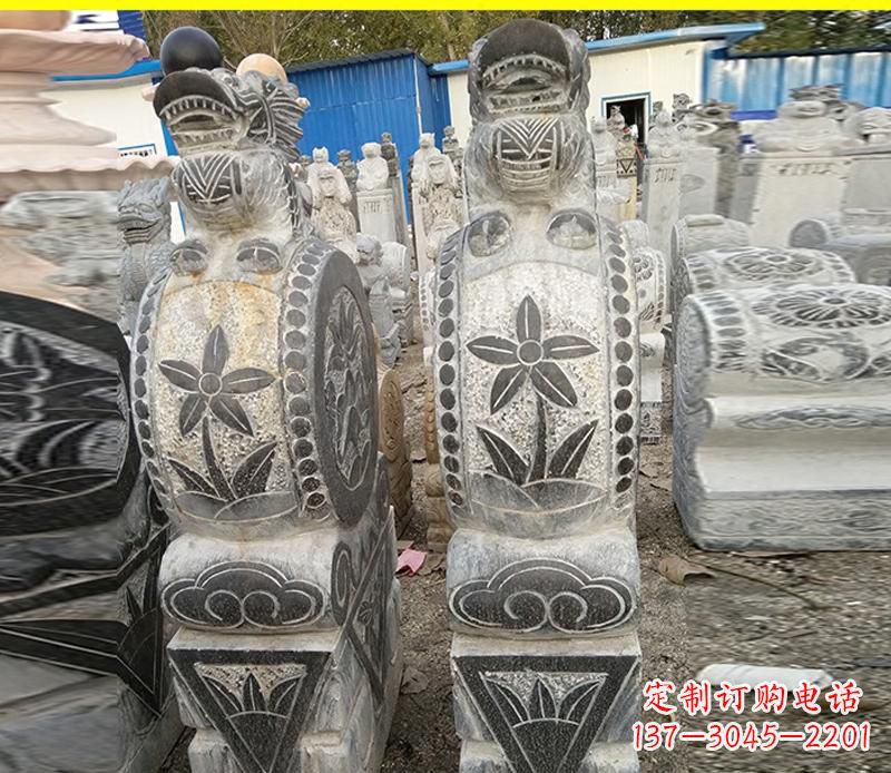 长春仿古石门墩雕塑