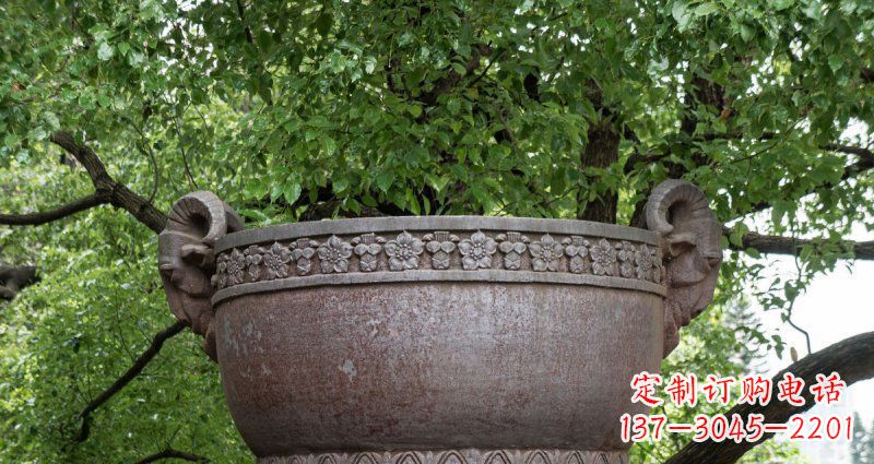 长春中领雕塑仿古水缸铜雕