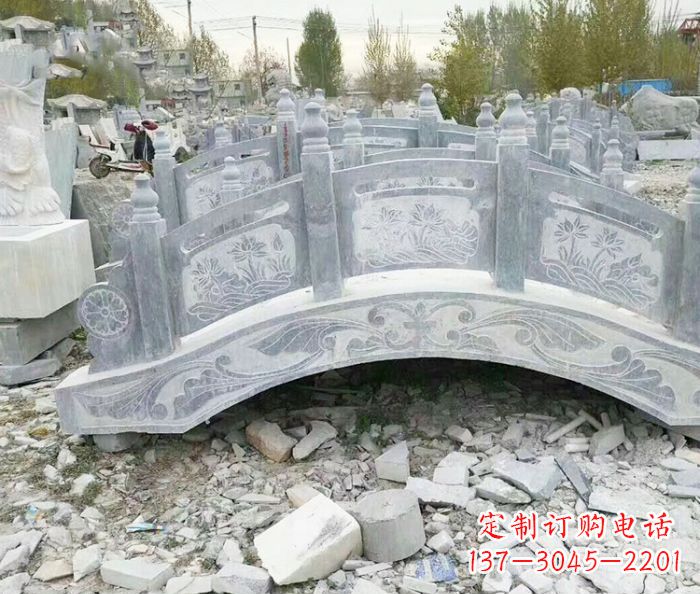长春仿古石拱桥雕塑