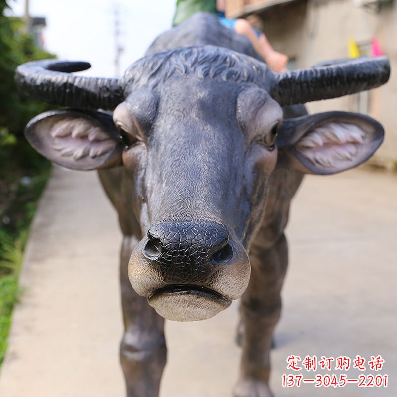 长春精美水牛雕塑