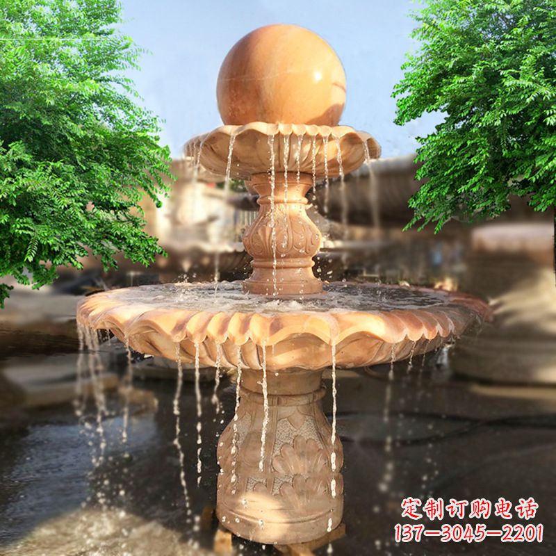 长春精致别致的风水球雕塑