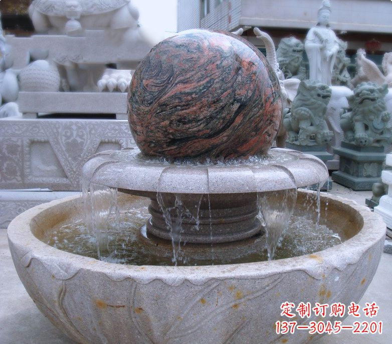 长春个性的喷泉石雕