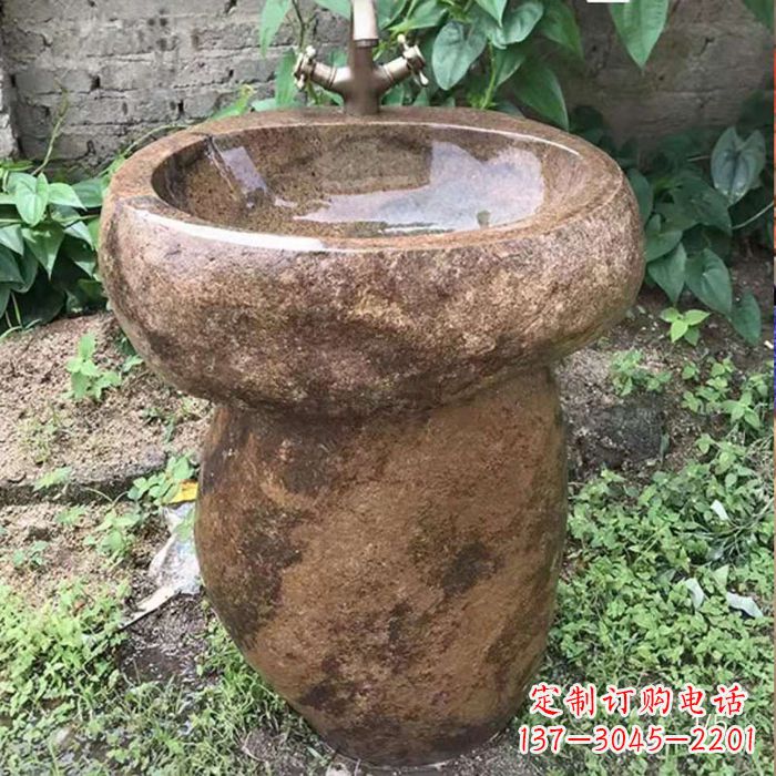 长春精美手雕石花盆，传承古典品位