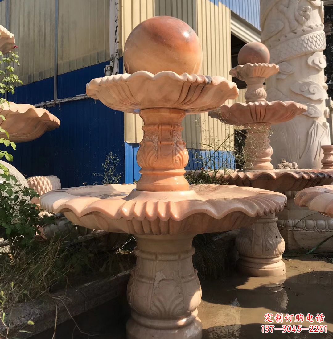 长春各类石雕风水球