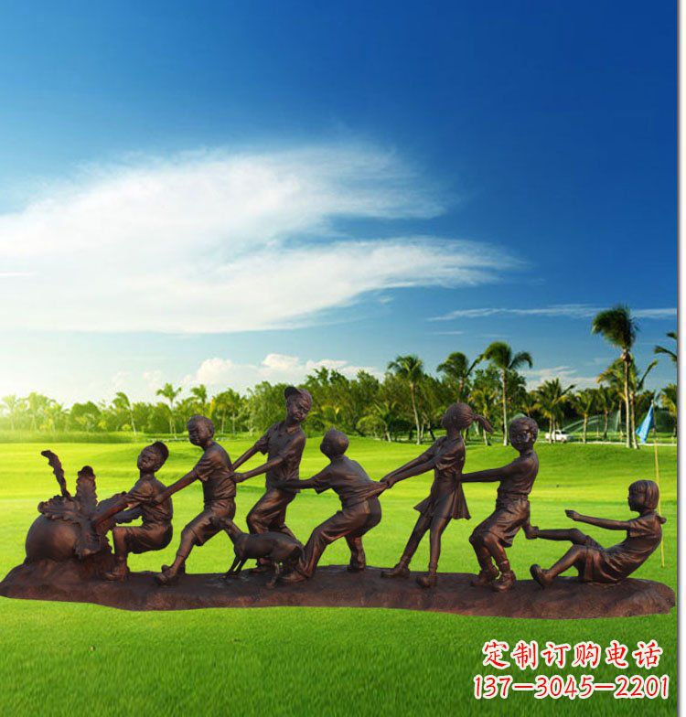 长春中领雕塑-精美仿铜萝卜雕塑