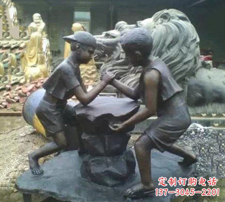 长春非凡童趣,精致儿童铜雕