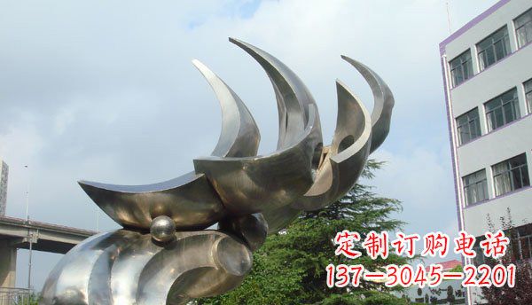 长春中领雕塑出品不锈钢海鸥雕塑