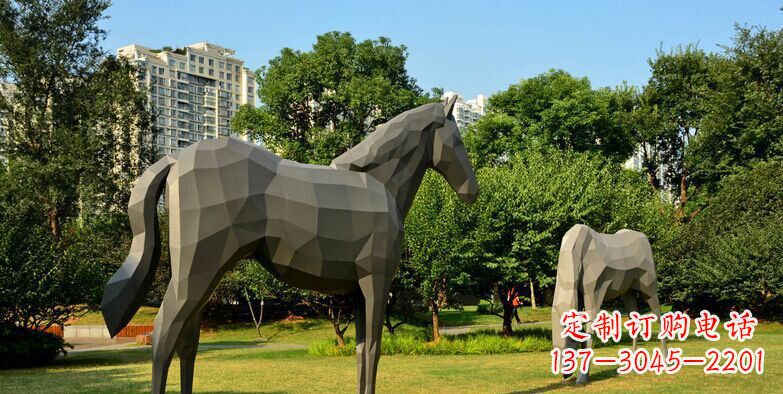 长春产品名称不锈钢动物抽象雕塑