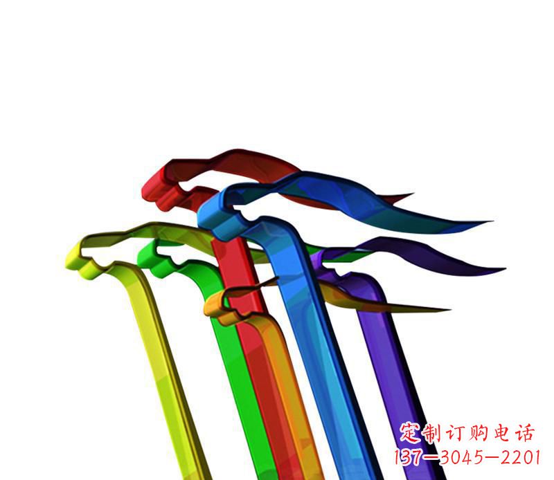 长春欣赏性强的不锈钢飞翔飘带景观雕塑