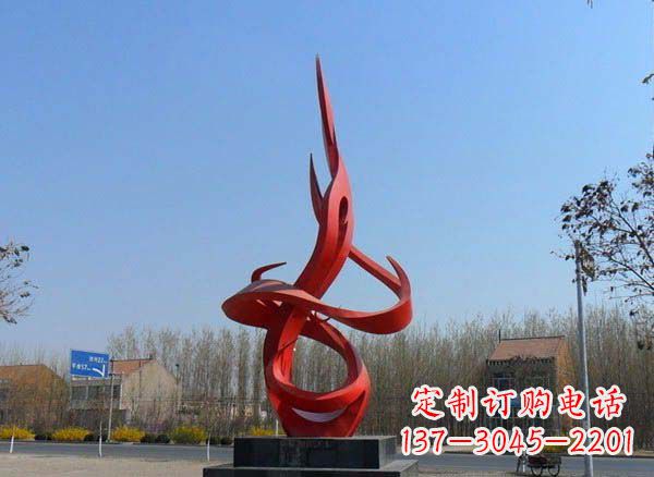 长春不锈钢火苗经典建筑雕塑
