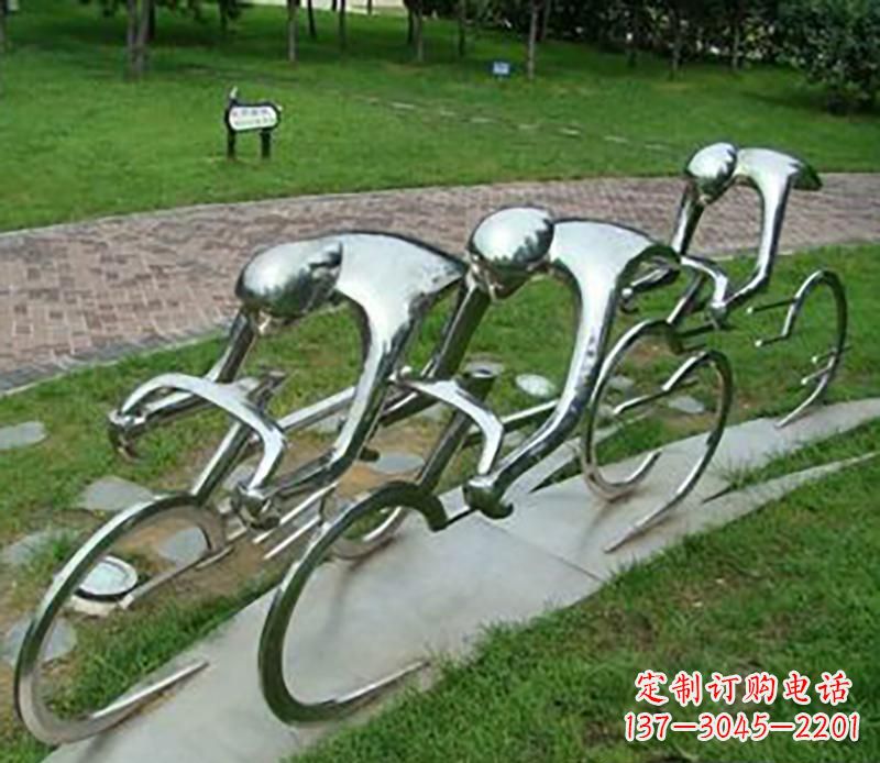 长春西安中领雕塑——骑行出美好,独自发现!