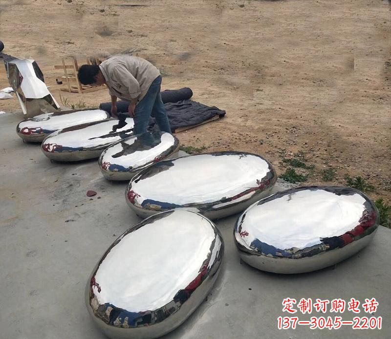 长春中领雕塑水滴形艺术雕塑