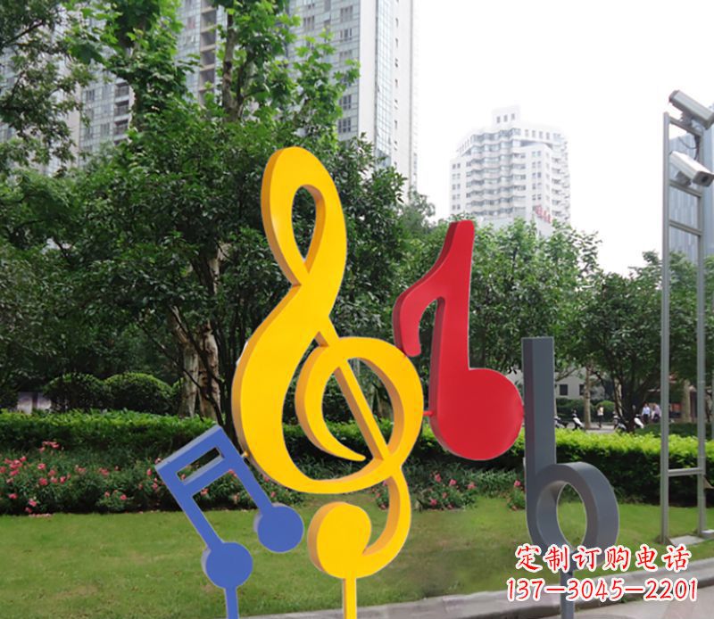 长春不锈钢音符雕塑-引领您的心情旋律
