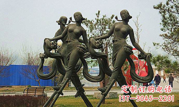 长春中领雕塑精美女孩雕塑
