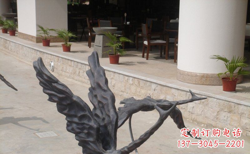 长春中领雕塑精美大雁铜雕