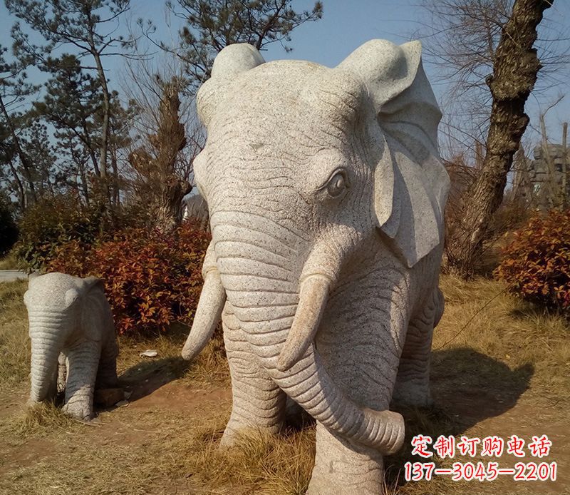 长春精美大象雕塑