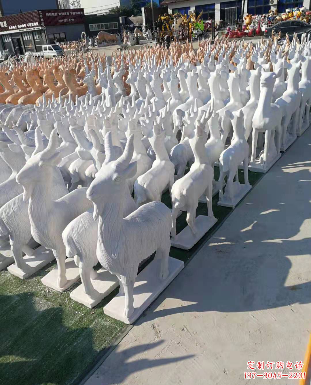 长春大理石羊雕塑