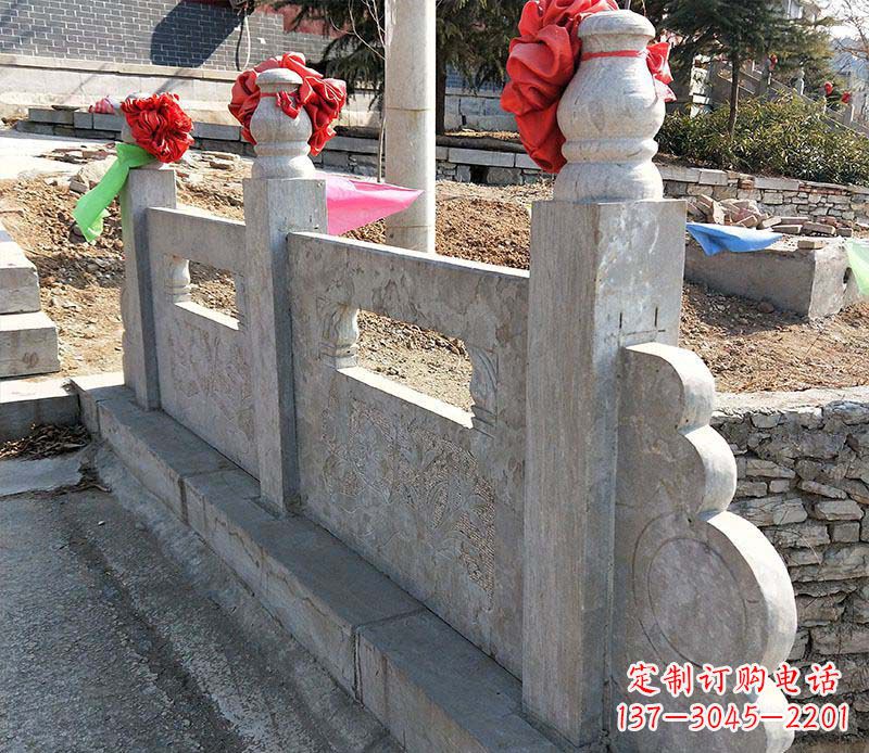 长春公园定制石栏板雕塑