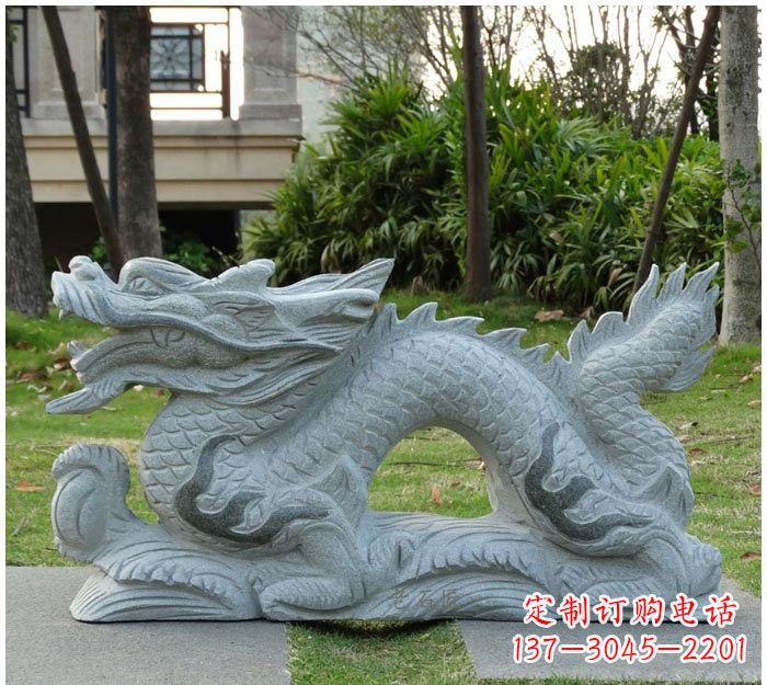 长春公园大理石龙雕塑222