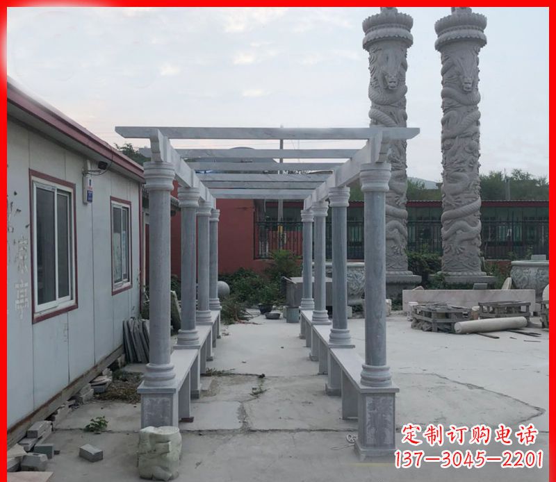长春艺术之大理石石雕长廊