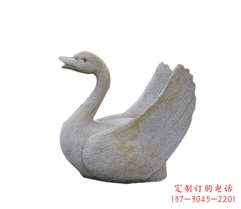 长春中领雕塑 | 天鹅石雕景观喷泉