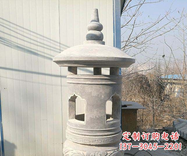 长春精美公园大理石石灯雕塑