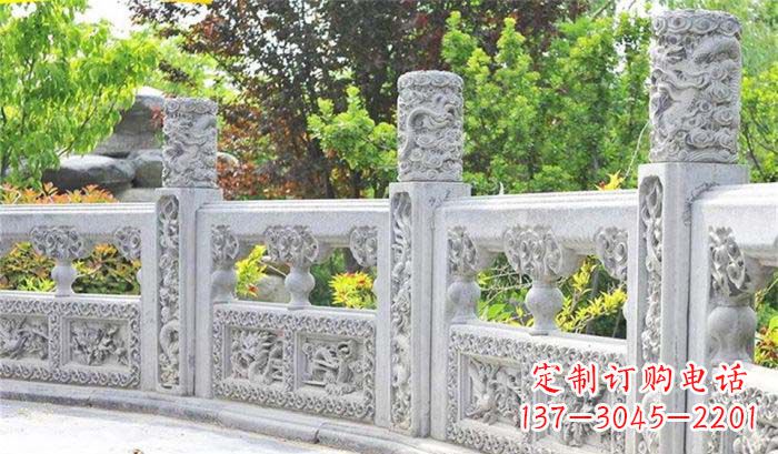 长春公园仿古石栏板雕塑