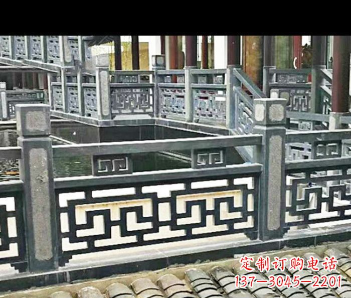 长春中领雕塑精致仿古石栏板