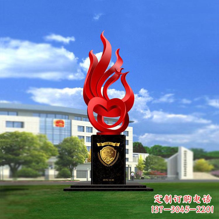 长春精致凤凰不锈钢雕塑