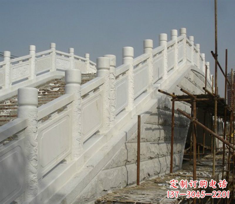 长春公园汉白玉栏板景观石雕