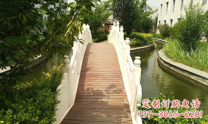 长春公园汉白玉石拱桥 (5)
