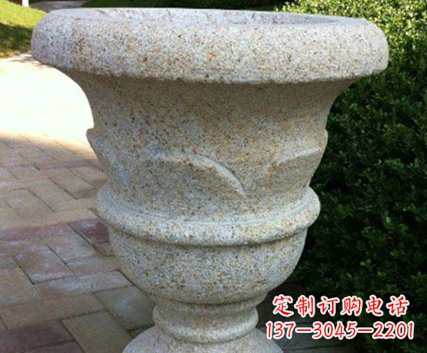 长春大理石花盆石雕，为您的景观添色彩