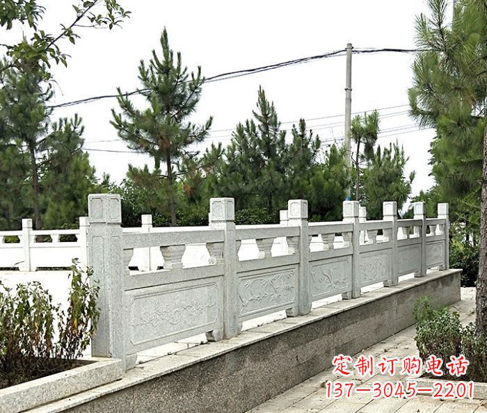 长春大理石栏板石雕,构筑公园景观