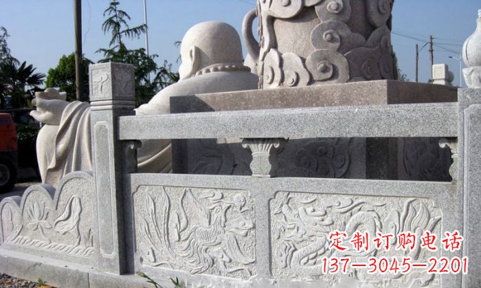 长春公园景观大理石栏板石雕