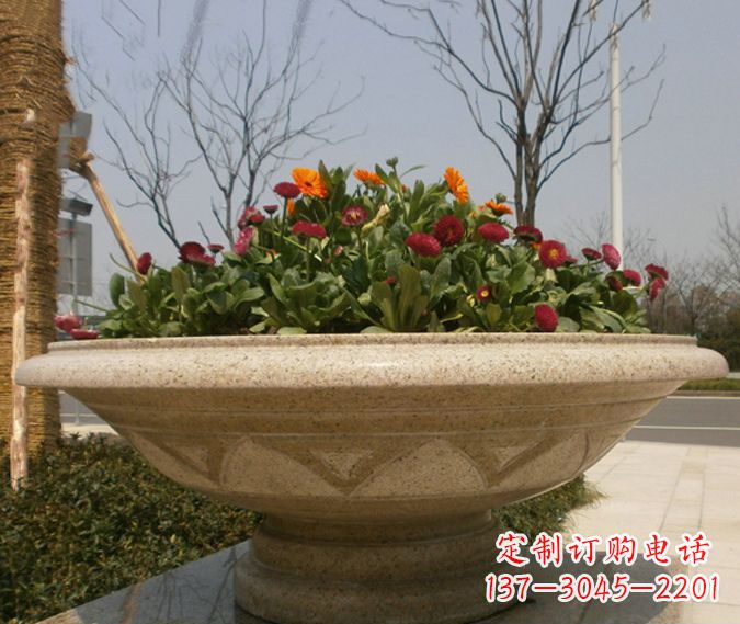 长春中领雕塑花盆石雕