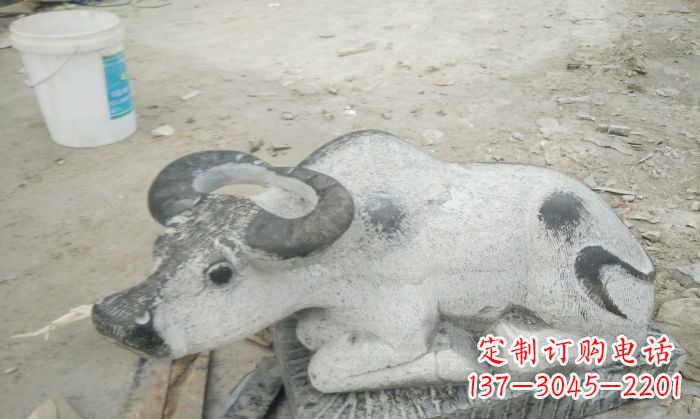 长春公园景观孺子牛石雕