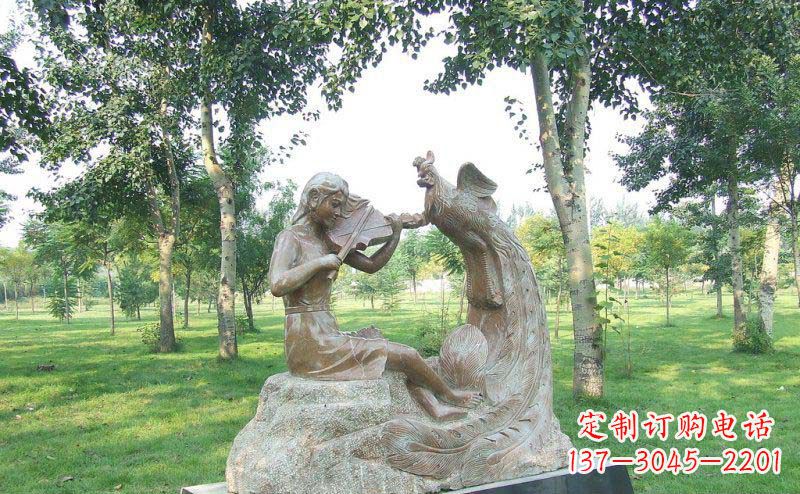 长春艺术精美的凤凰雕塑