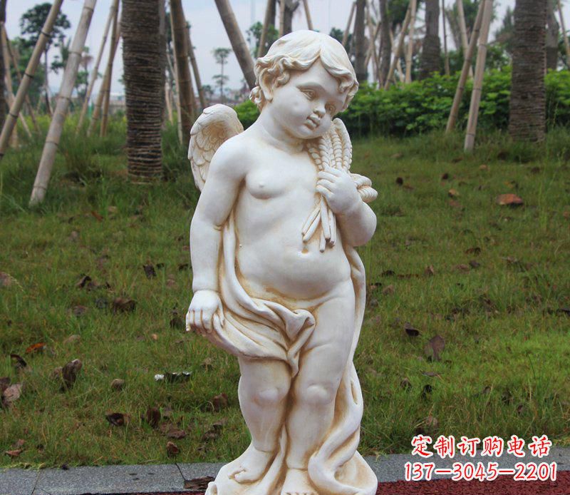 长春公园西方小天使雕塑