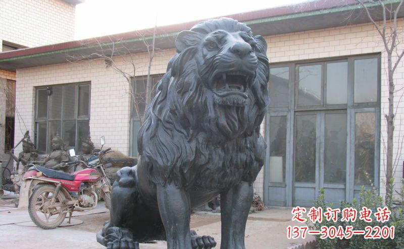 长春公园西洋狮子铜雕