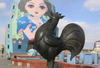 长春艺术精美的公鸡雕塑