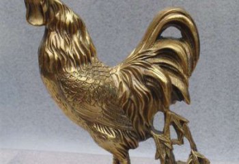 长春经典公鸡铜雕