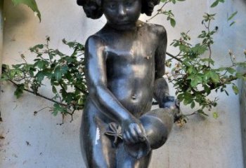 长春唯美少女雕塑——在公园中给清新的景观增添一抹生机