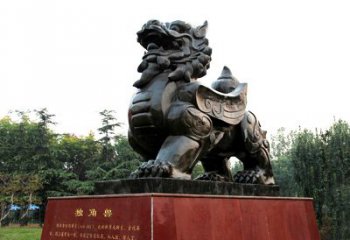 长春独角兽雕塑，释放公正之美