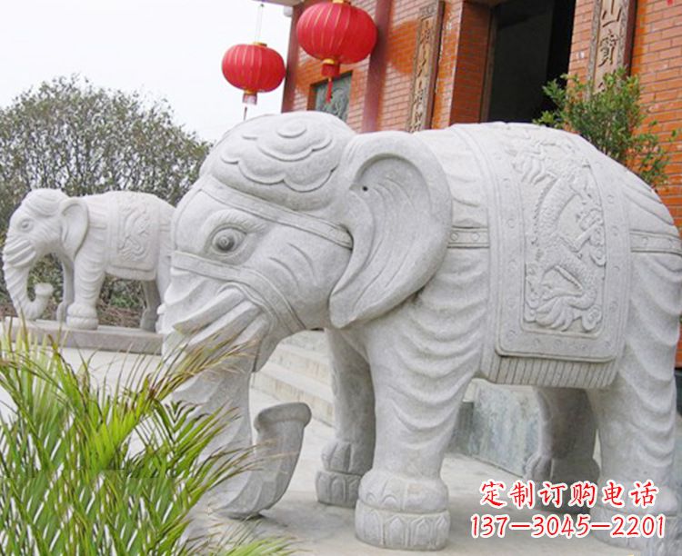 长春古代石雕大象