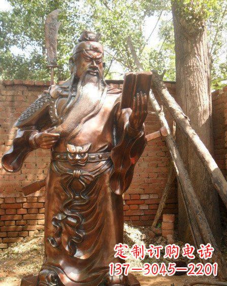 长春全新关公铜雕,让你的收藏更个性!